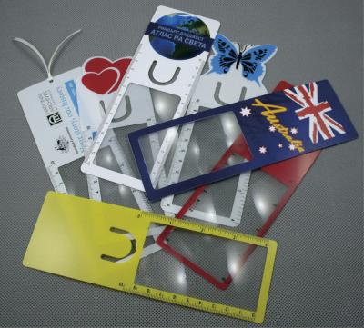 China Bookmark Magnifier card with customized printed logo zu verkaufen