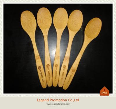 China Bamboo food tasting spoons for sale