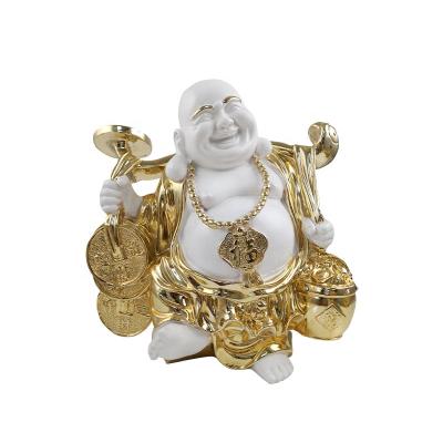 China Europe supplies Buddhism god figurine sculpture resin Buddha statues feng shui religious craft ornaments for sale