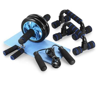 China Wholesale High Quality Durable PVC EVA PP Workout Gym Abdominal Wheel Many Kinds Five Piece Fitness Equipment Set for sale