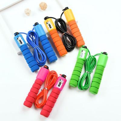 China Durable Weighted Jump Rope Weight Loss Slimming Home Outdoor Workout Jumprope Fitness Jump Rope With Counter for sale