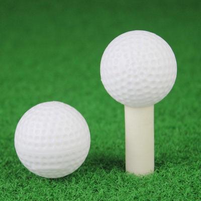 China Strength Training PU Urethane Golf Ball Indoor Outdoor Entertainment Forming Multicolor 2 Layer Practice Golf Ball for sale