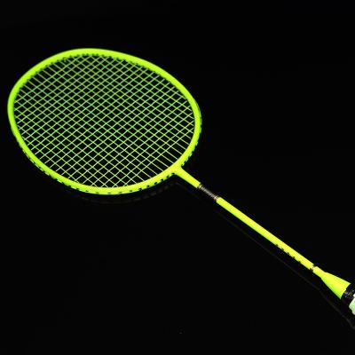 China Eastic & Durable Free Lettering Customize Professional Carbon Fiber Light Weight Racquet Badminton for sale