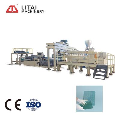 China Dual Screw Pet/Pla Sheet Extruder And Pet Thermoform Sheet Making Machine for sale