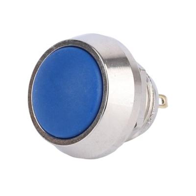 China Nickel Brass Long Life Dome Plastic Welding Main Terminal Nickel 1NO Momentary Brass Push Button Switch 12mm for sale