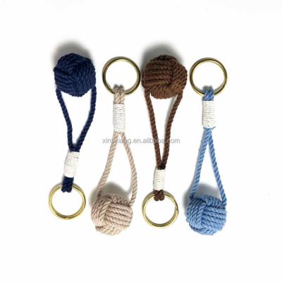 China Factory custom Paracord Monkey Fist Keychain with 3/4