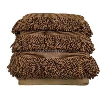 China Factory Wholesale Hebrew Israelite Fringes,Bullion Fringe Tassels,Curtain Fringes Bullion Fringe Trim with Ribbon,Fabric Trims for sale