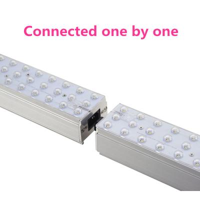 China IP20 Led Linear Pendant No Noise , Linear Led High Bay Lighting 0.6m-1.8m Length for sale