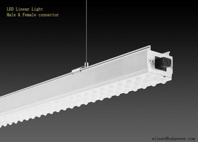 China Seamless Connection LED Linear Ceiling Lights Easy Installation 0.9 Factor for sale