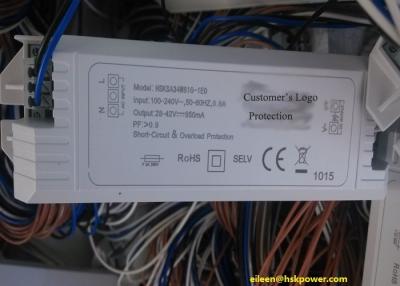 China 34W Short Circuit High Voltage Led Driver , Dimmable Led Driver 12v for sale