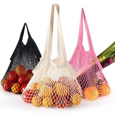 China Net Shopping Bag Eco-friendly Mesh Vegetable Bag Reusable Environmentally Degradable Product Net Shopping Bag for sale