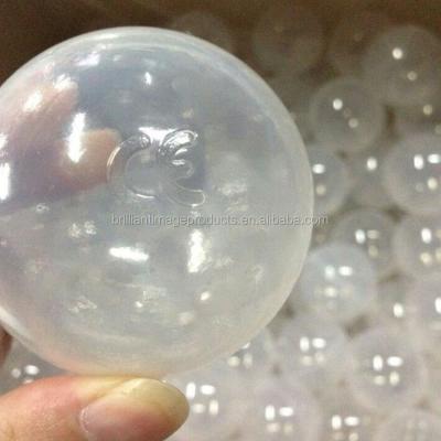 China Toy Clear Ocean Balls Soft Plastic Transparent Ocean Ball Baby Child Bath Pit Toy for sale