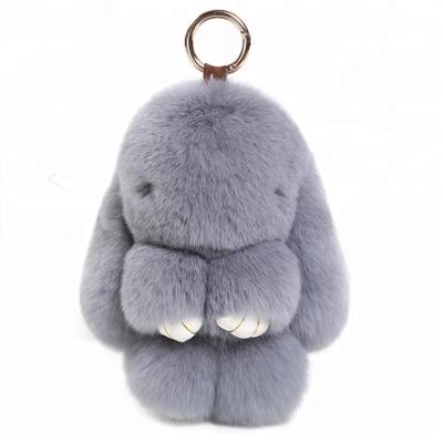 China Bunny Keychain Keychain Pendant Bag Accessories Purse Charm Rabbit Key Bag/Phone/Car/Toy Chain From China for sale