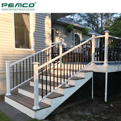 China Traditional Modern Outdoor Component Aluminum Handrail Balcony Picket Aluminum Fence Fence Designs for sale