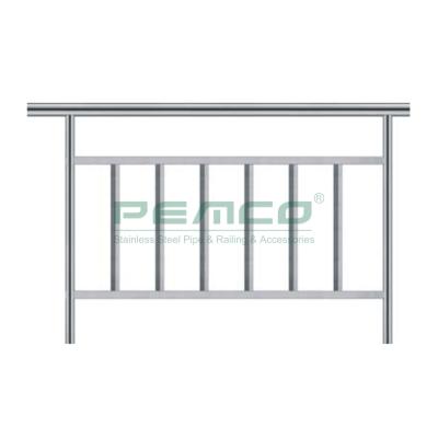 China Traditional Porch Railing Weld Railing Set Stainless Steel Decking Railing Weld Kit for sale