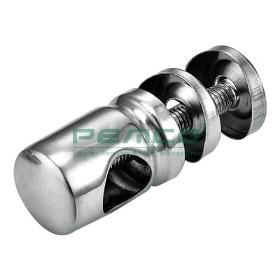 China Modern Wholesale Punch Balustrade Rod Holder Stainless Steel Cross Rod Tube Balustrade Fittings for sale