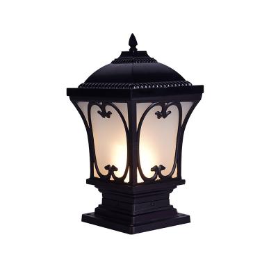 China European Hot Selling IP65 E27 Outdoor Aluminum Antique Pillar Lights for sale