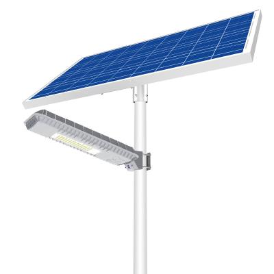 China Wholesale 80W Road Light Solar Outdoor LED Street Light Carbon Blue Manufacture Blue Light for sale