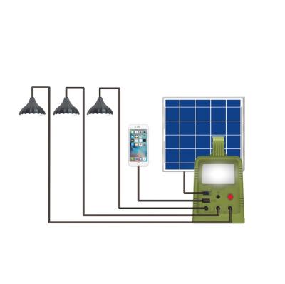 China Small 5 Watt Sun Energy Home Solar Power Home Solar Kit 5v Cheap Price Mini Solar Lighting System for sale