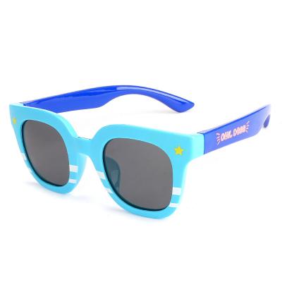 China Durable Children's Trend Dual Color Scheme Wholesale Support Customization Polarized Cartoon Party Sunglasses For Kids Birthday for sale