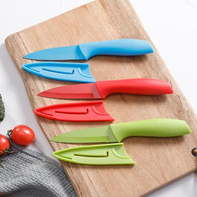 China Sustainable Amazn hot Three-piece non-stick knife peel knife with PP + PPR handles for sale