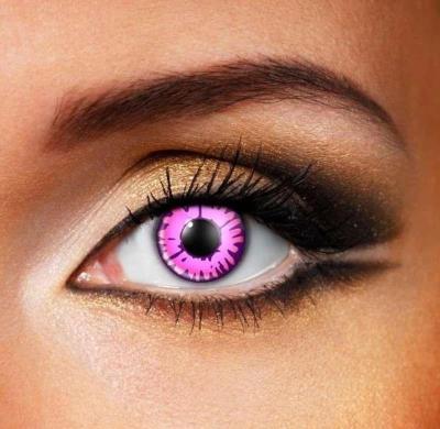 China new arrival G8-P enchanted pink colored contact lenses crazy lens Halloween lenses color contact lens size 14.5mm CRAZY for sale