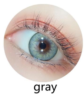 China New Arrival Seattle Contact Lens Gray Natural Colored Hot Selling Cosmetic Soft Lens Made In Korea Seattle for sale