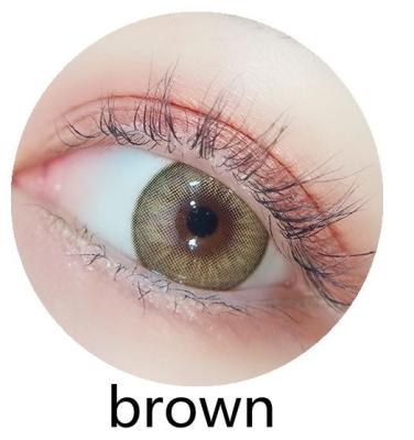 China new arrival brown natural color contact lens contact lens natural hot sale cosmetic soft lens made in korea seattle for sale