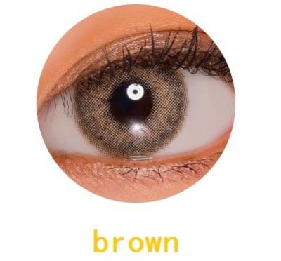 China new arrival eyra brown color contact lens hot sale cosmetic soft lens made in korea Eyra for sale