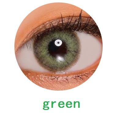 China new arrival eyra green color contact lens hot selling cosmetic soft lens made in korea Eyra for sale