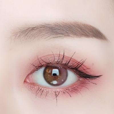 China Star Moon Pink Color Contact Lens Colored Cosmetic Star Contact Lenses Eye Contacts Lens Size 14 Mm for sale