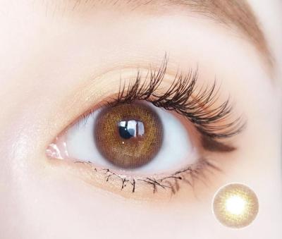 China new arrival russian chocolate color contact lens eye contact lenses cosmetic lens size 14 mm russian for sale