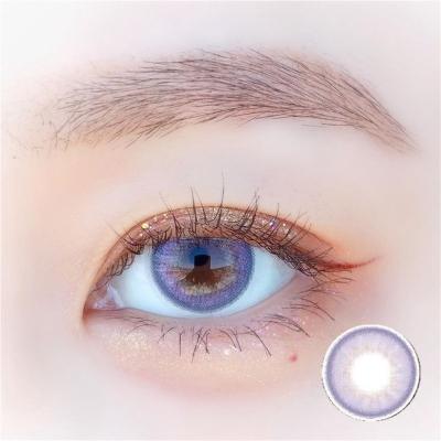 China New Arrival Adam Violet Color Contact Lens Contact Lenses Cycle Eye Contacts Cosmetic Lens Hybrid Iris Size 14.2 Mm Adam for sale