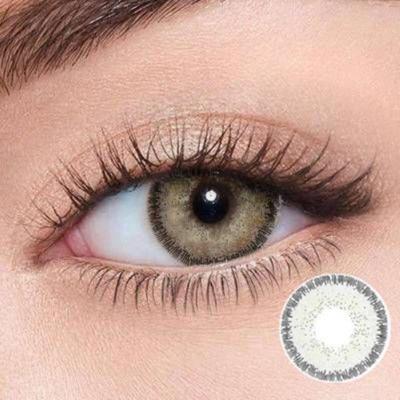 China new arrival beeseax contact lens eye contacts lime colored lens gray cosmetic soft size 14.0mm Beeseax for sale