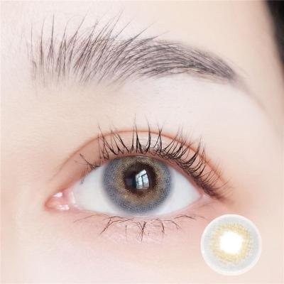 China new arrival russian gray color contact lens eye contact lenses cosmetic lens size 14 mm russian for sale