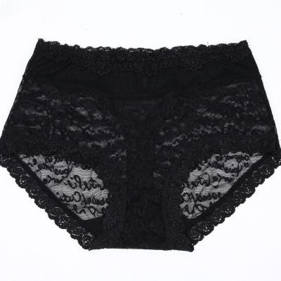 China Hot Selling Decorative Comfortable Panties Antibacterial Women Lingerie Underwear Seamless Sexy Lace Briefs for sale