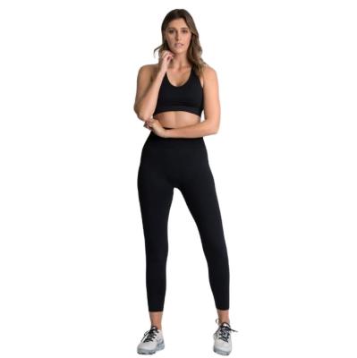 China Wholesale Breathable Women Active Yoga Sets Gym Fitness Comfortable Quick Dry Bra And Leggings for sale