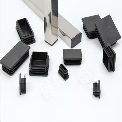 China Black Furniture Round Tubing Plastic Plugs Plastic End Caps For Steel Tube And Furniture Plastic End Caps for sale