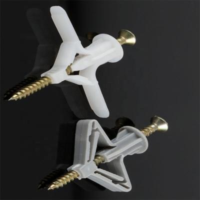 China Plastic Installation Wall Plug Expansion Anchor Hammer Screw Anchor for sale