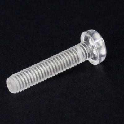 China Pan M3 M4 M5 M6 Round Pan Head Transparent PC Acrylic Screw for sale