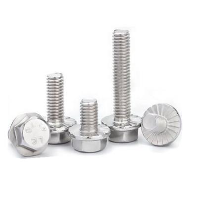 China Industry Grade 10.9 12.9 Part Blue Thread Zinc DIN6921 Hexagon Flange Bolts for sale