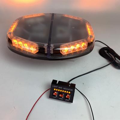 China Aluminum + PC Dual Color Emergency LED Vehicles Warning Mini Lightbar (TBD09946-6a) for MAG for sale