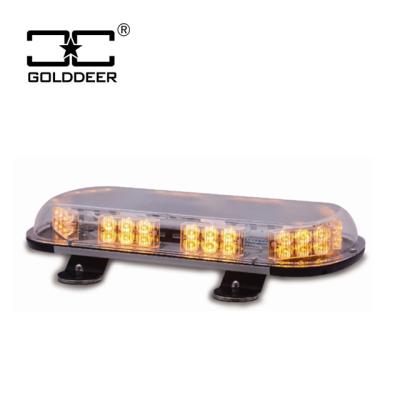 China 360 Degree Magnetic Amber Emergency LED Strobe Warning Light Magnetic Mounted Bar with Rocker Adapter for sale