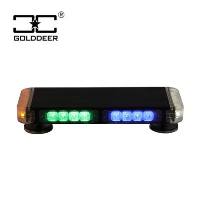 China Emergency New Low Profile Warning Light Bar LED Safety Warning Vehicles Mini LED Strobe Lightbar with Magnetic for sale