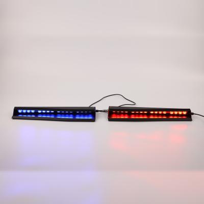 China Aluminum Alloy+PC Led Emergency Light Bars Cheap Led Police Flasher Safety Strobe Lights For Vehicles Windshield Light Sun Visor Lights for sale