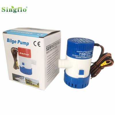 China RV Marine & Factory price 1100 GPH 24V rv industrial non-automatic submersible campers Singflo marine boat bilge pump for sale