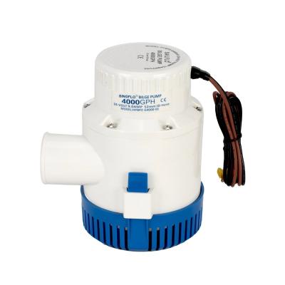 China Marine Singflo 12v High Flow 24v DC 4000GPH Electric Solar Bilge Water Pump for sale