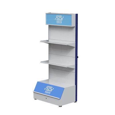 China Wholesale Price Beautiful Cabinet For Rack Cosmetics Racks Display Rack With Shelf And Led Light for sale