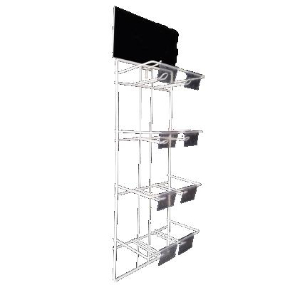 China Disassemble 8 Small Hooks Metal Wire Battery Mobile Phone Case Accessories Hanging Display Racks Holders for sale