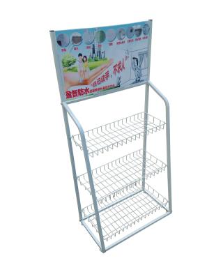 China Take Down Counter Portable Metal Retail Store Wire Steel Snack Potato Chips Shelf Display Racks for sale